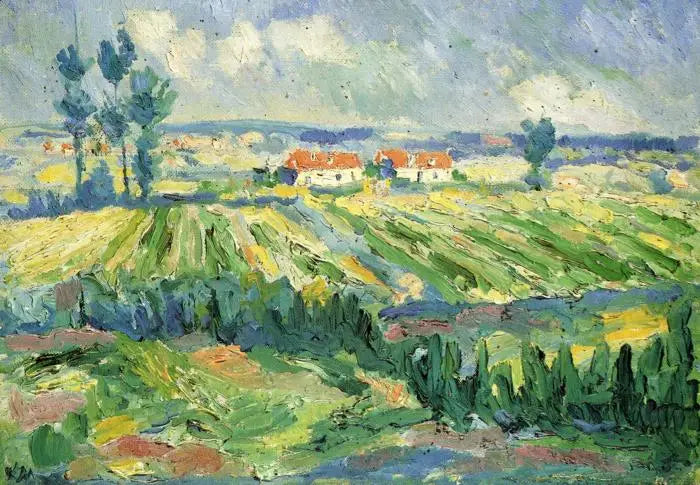 Landschap, velden - Kazimir Malevich