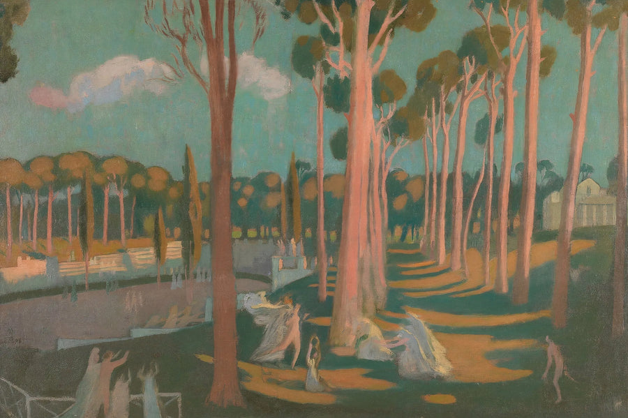 Klassiek landschap met personages - Maurice Denis