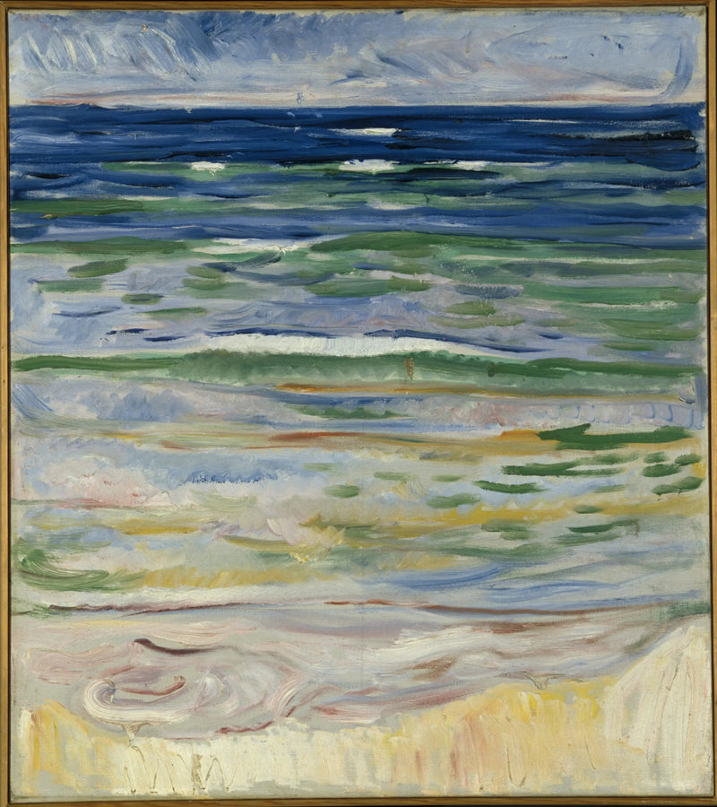 Kustlandschap van Warnemünde - Edvard Munch
