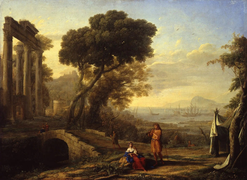 Italiaanse kustlandschap - Claude Lorrain