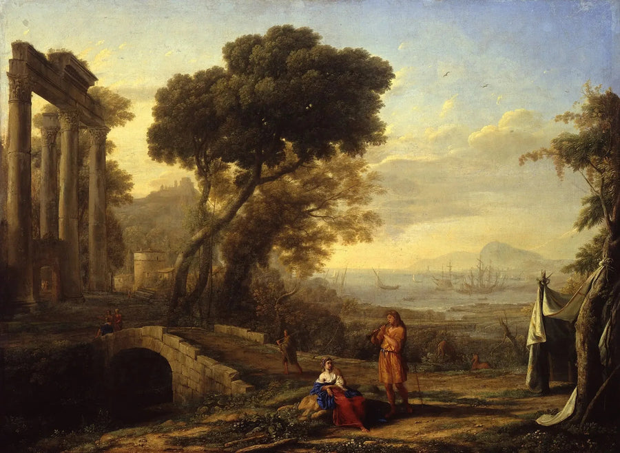 Italiaanse kustlandschap - Claude Lorrain