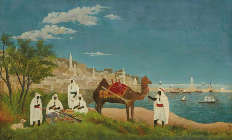 Landschap van Algiers - Henri Rousseau