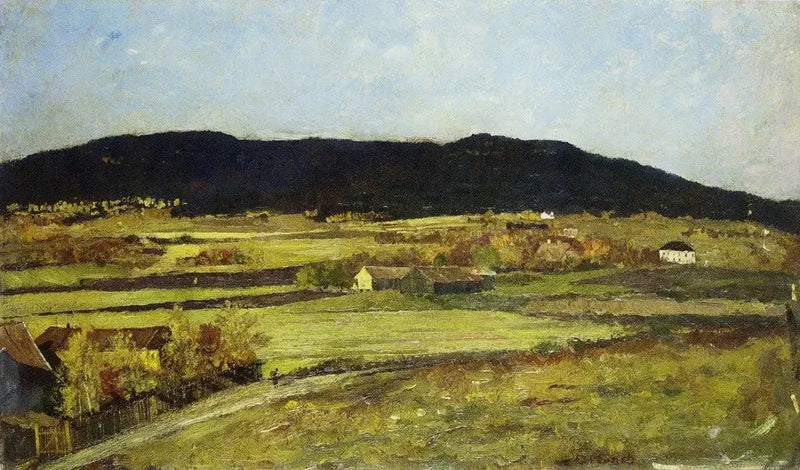 Landschap van Asker - Edvard Munch