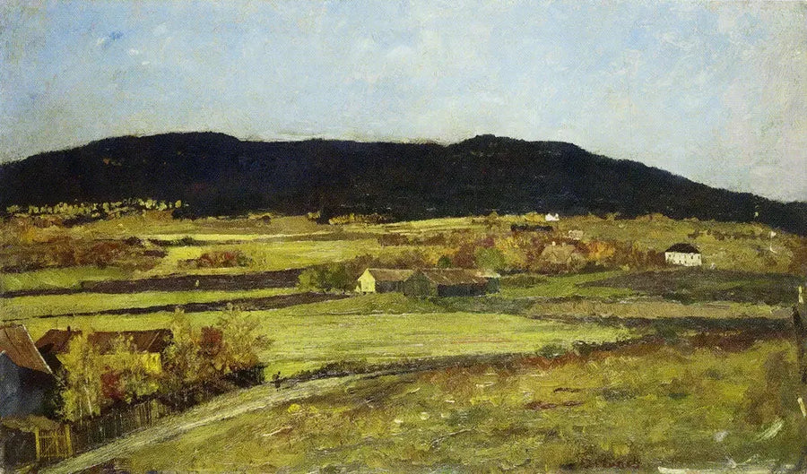 Landschap van Asker - Edvard Munch