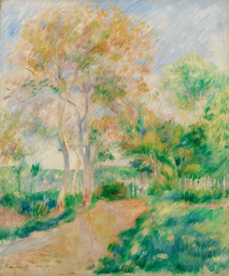 Herfstlandschap - Pierre-Auguste Renoir