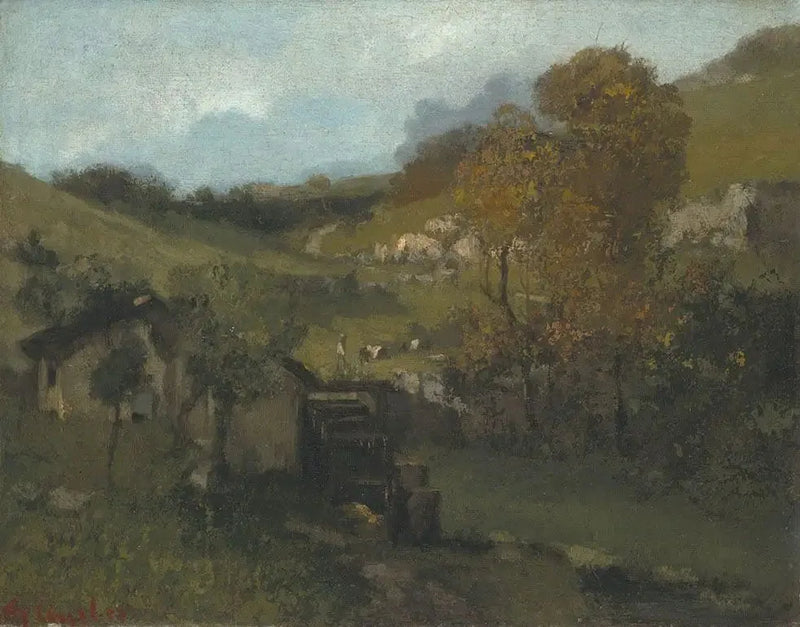 Zomerlandschap - Gustave Courbet