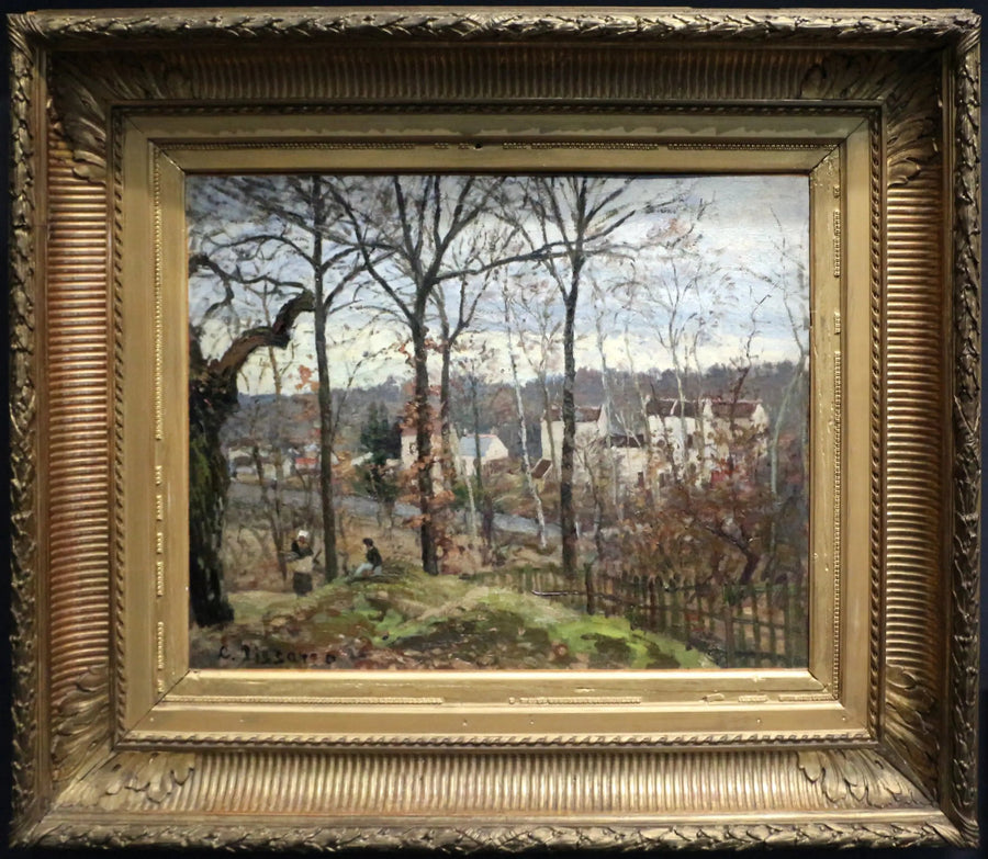 Winterlandschap in Louveciennes - Camille Pissarro