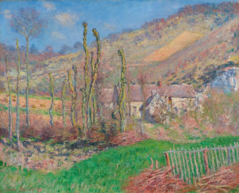 Winterlandschap in het dal van Falaise (Giverny) - Claude Monet