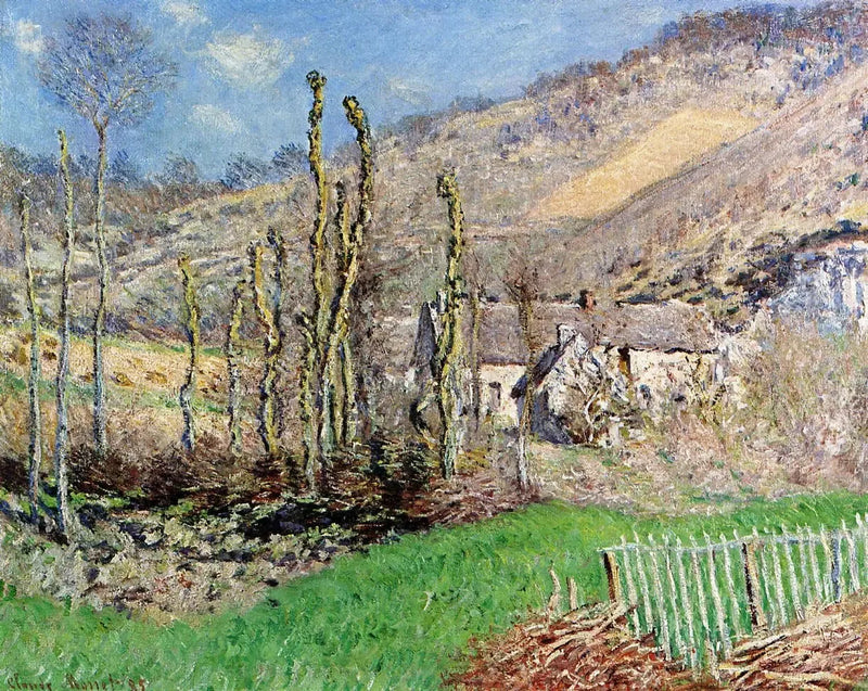 Winterlandschap in het dal van Falaise (Giverny) - Claude Monet