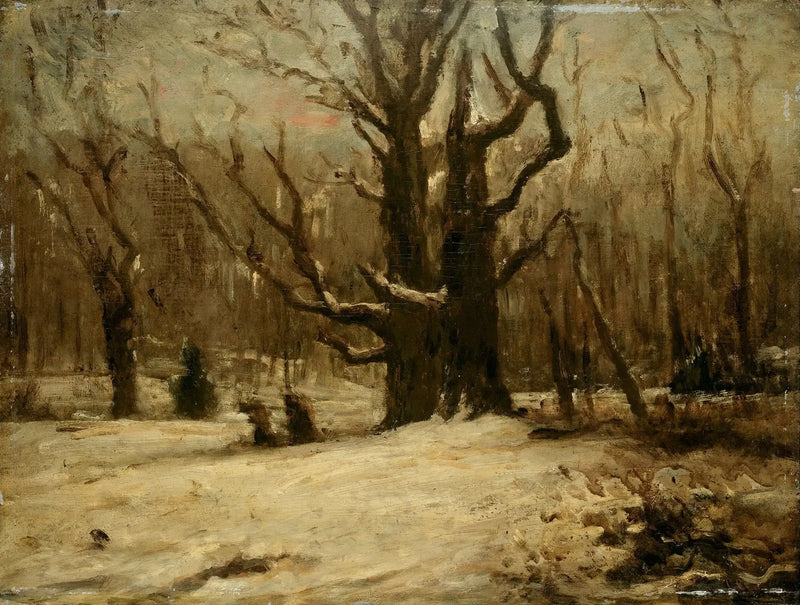 Winterlandschap - Gustave Courbet