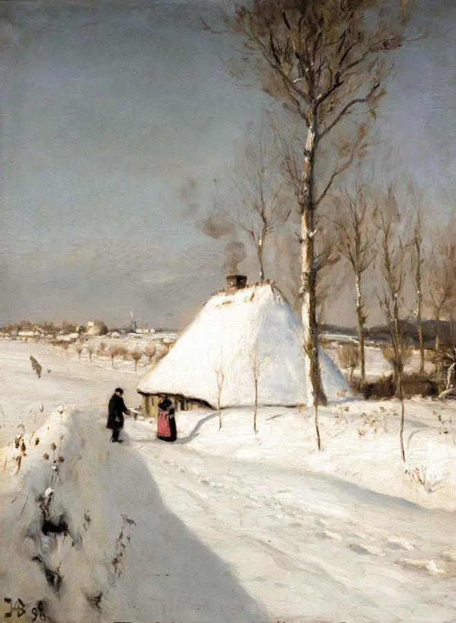 Winterlandschap. - H. A. Brendekilde

Source:
Paysage d'hiver. - H. A. Brendekilde