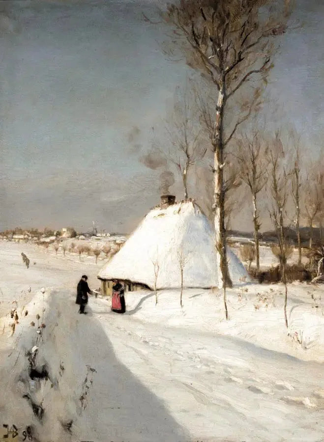 Winterlandschap. - H. A. Brendekilde

Source:
Paysage d'hiver. - H. A. Brendekilde