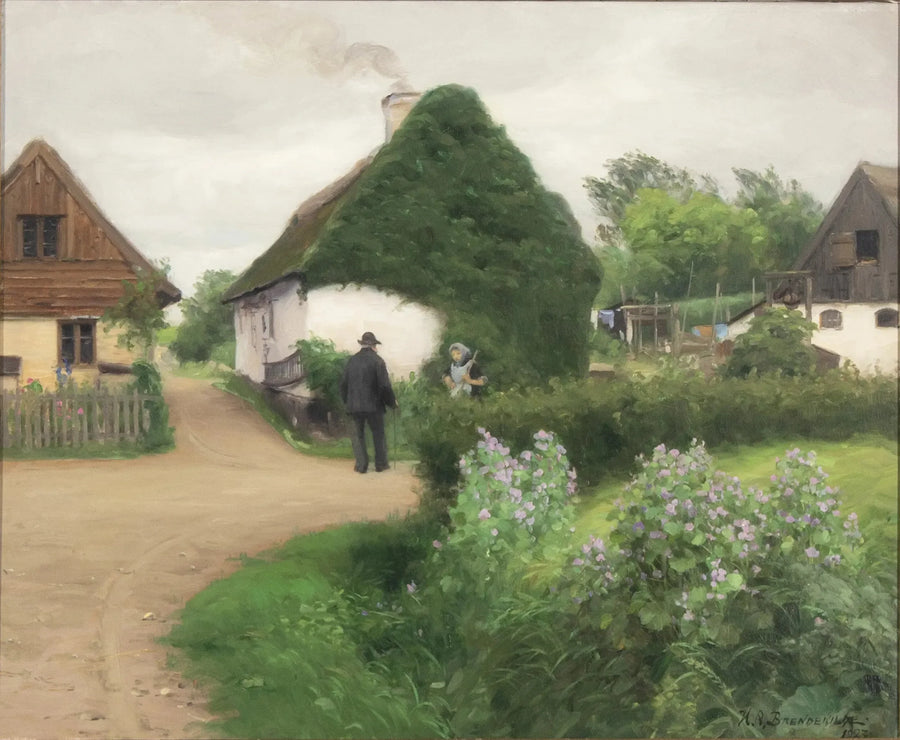 Landschap van een dorp met mensen in gesprek - H. A. Brendekilde

Source:
Paysage d'un village avec des personnes en conversation - H. A. Brendekilde