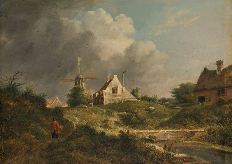 Paysage dans le Gooi - Jan Hulswit