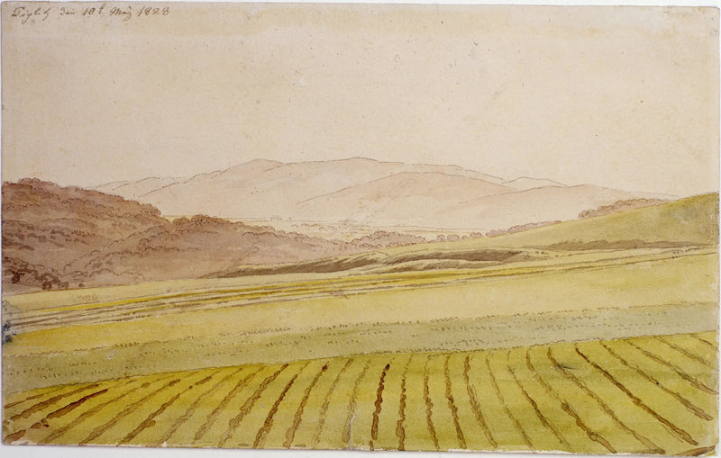 Boheems Landschap - Caspar David Friedrich