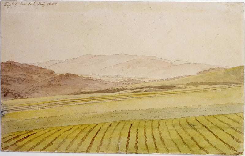Boheems Landschap - Caspar David Friedrich