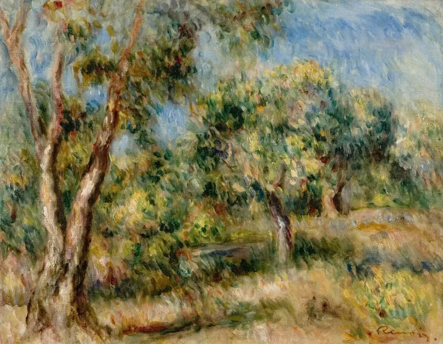 Landschap van Cagnes - Pierre-Auguste Renoir