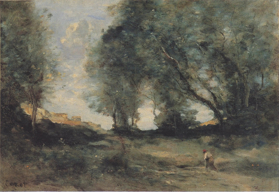 Boslandschap - Jean-Baptiste Camille Corot