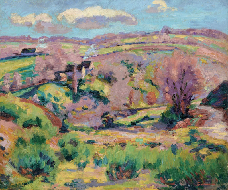 Landschap van de Creuse, in de lente - Armand Guillaumin