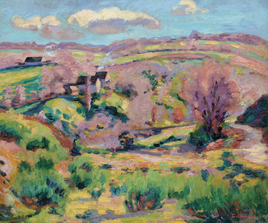 Landschap van de Creuse, in de lente - Armand Guillaumin