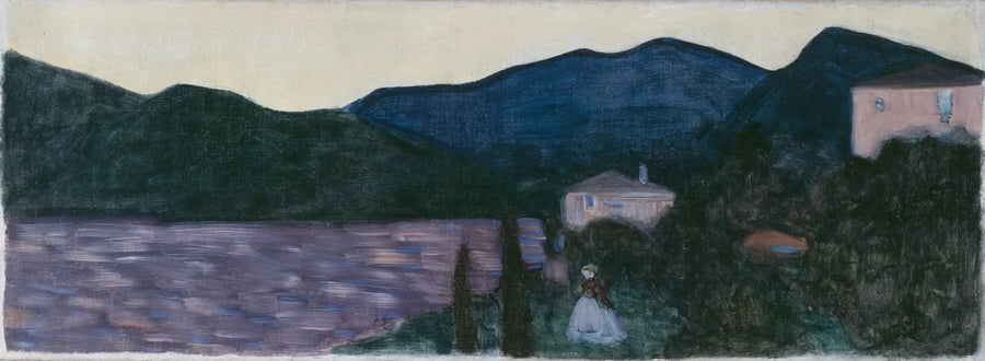 Berglandschap met meer - Vassily Kandinsky