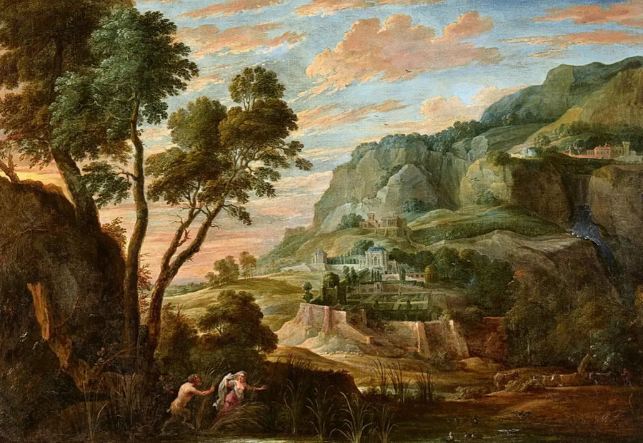 Panoramisch berglandschap met Pan en Syrinx - David Teniers de Jonge

Source:
Paysage de montagne panoramique avec Pan et Syrinx - David Teniers le Jeune