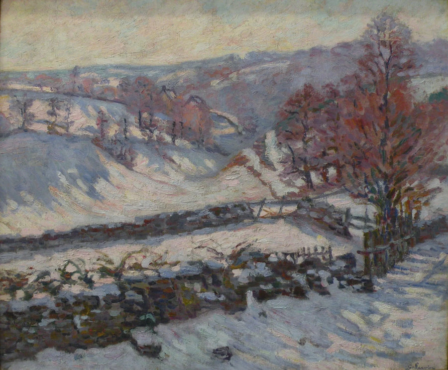 Sneeuwlandschap bij Crozant - Armand Guillaumin