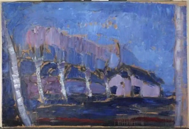 Nachtlandschap II - Piet Mondrian