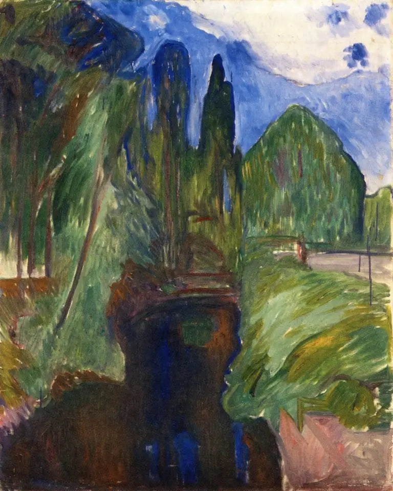 Parklandschap - Edvard Munch