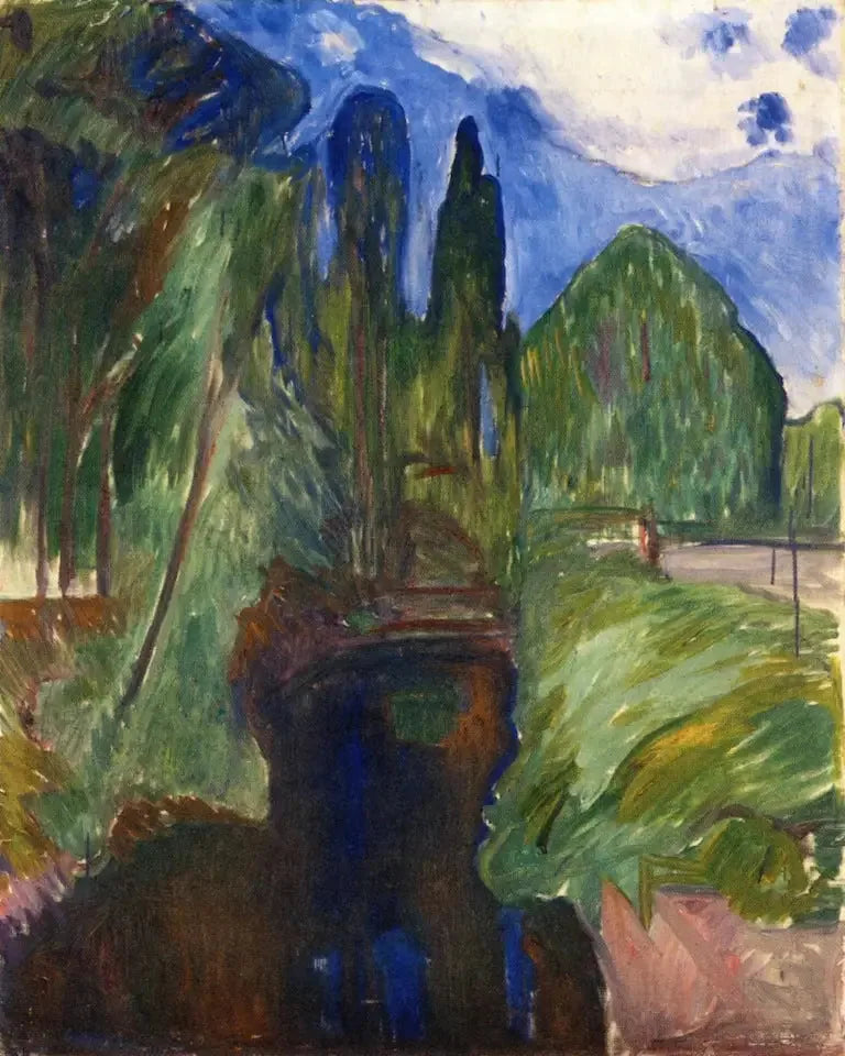 Parklandschap - Edvard Munch