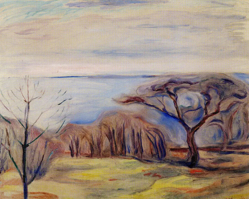 Lente landschap - Edvard Munch