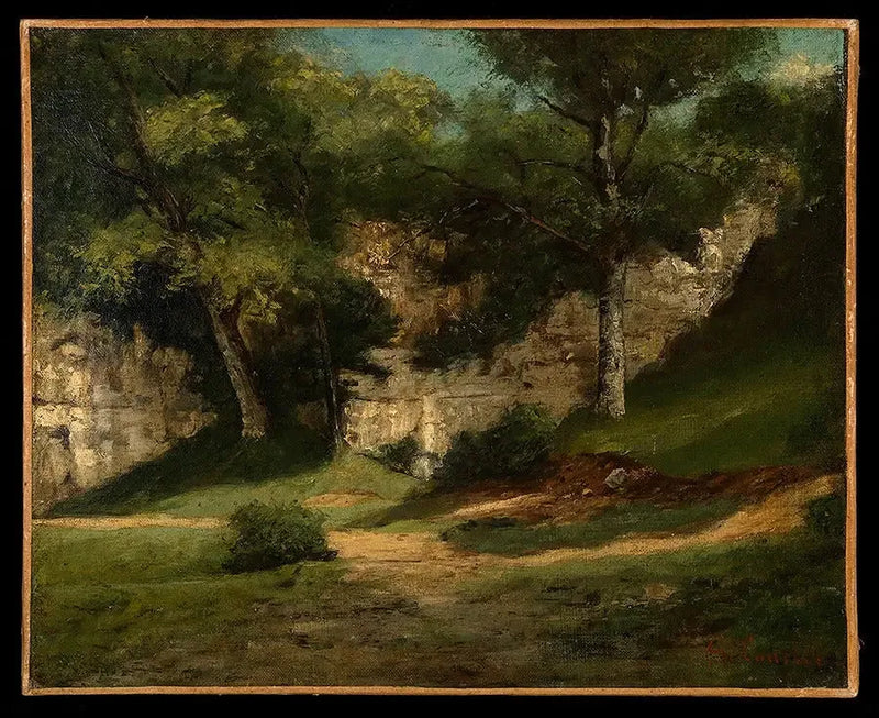 Saintonge landschap - Gustave Courbet