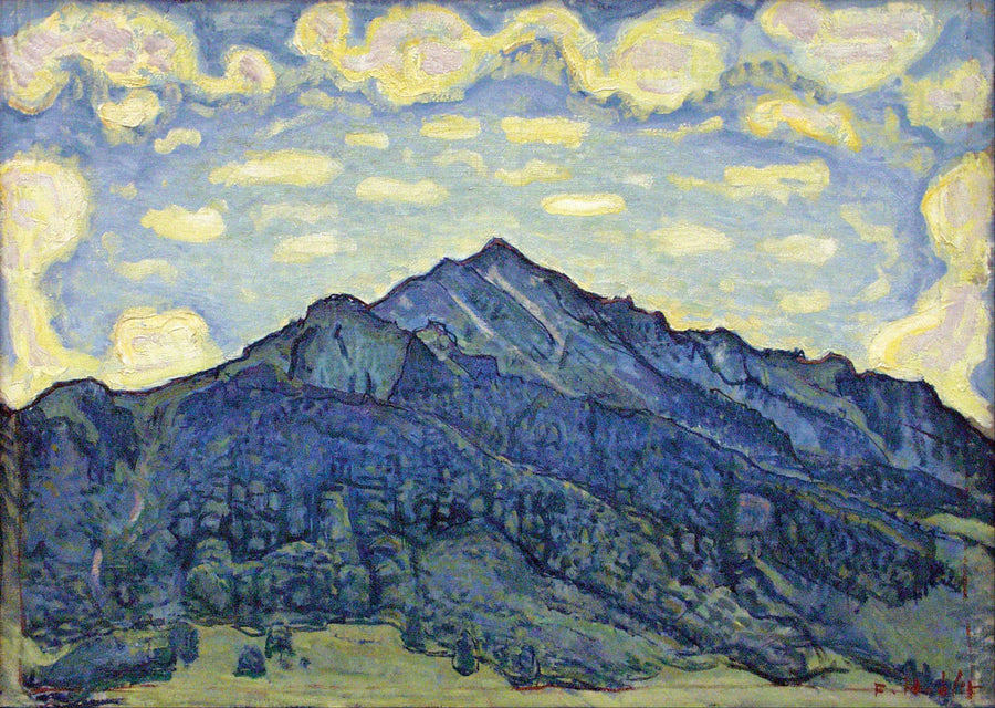Paysage des Alpes suisses - Ferdinand Hodler image 1 tableau peint à l’huile sur toile