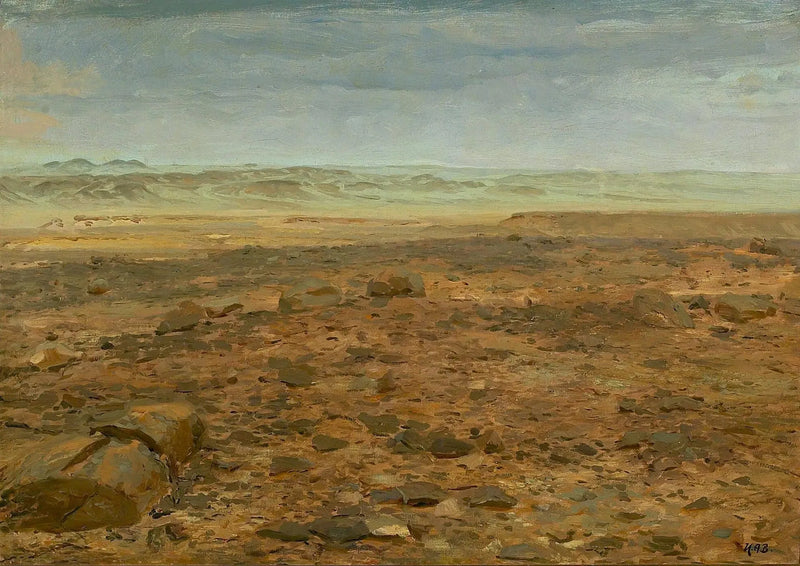 Woestijnlandschap van Noord-Afrika. - H. A. Brendekilde

Source:
Paysage désertique d'Afrique du Nord. - H. A. Brendekilde