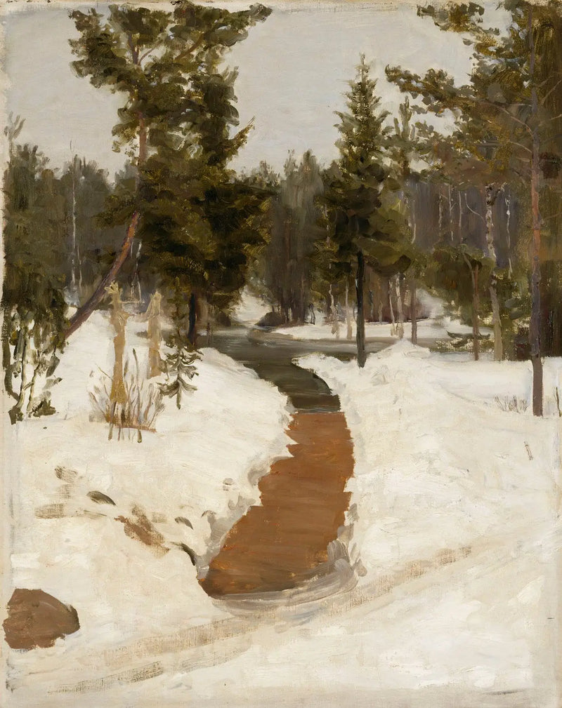 Winterlandschap - Ilya Repin