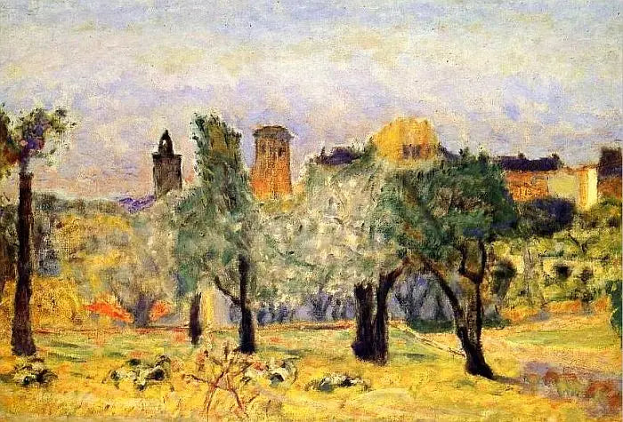 Landschap van Cannet - Pierre Bonnard