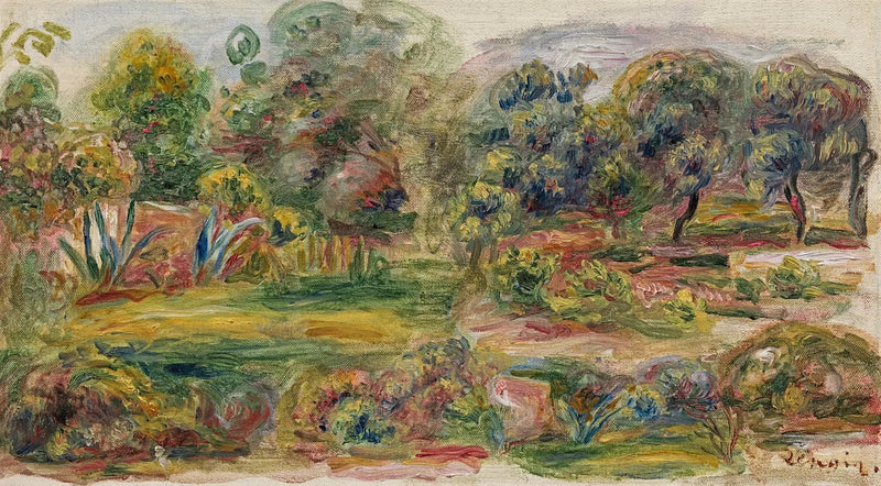 Landschap van de Midi - Pierre-Auguste Renoir