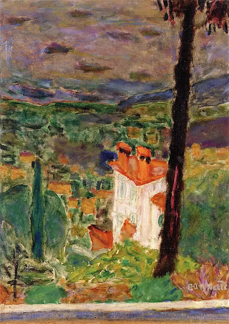 Landschap van de middag - Pierre Bonnard