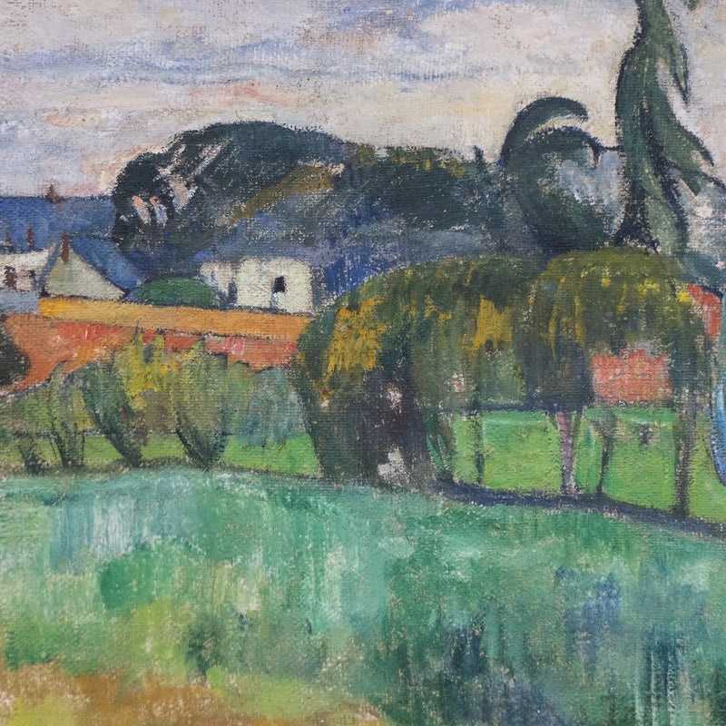 Landschap van Pouldu - Paul Gauguin