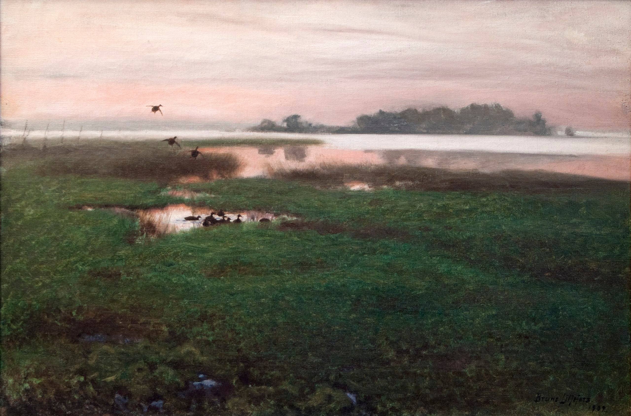 Paysage du soir - Bruno Liljefors