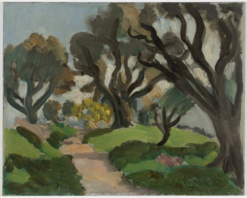 Landschap in het zuiden van Frankrijk - Henri Matisse