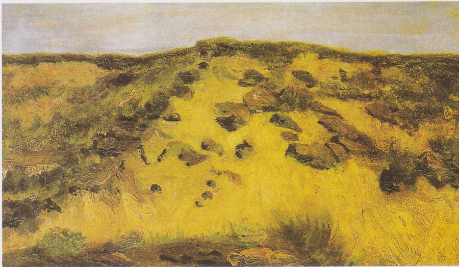 Landschap met duin - Vincent van Gogh