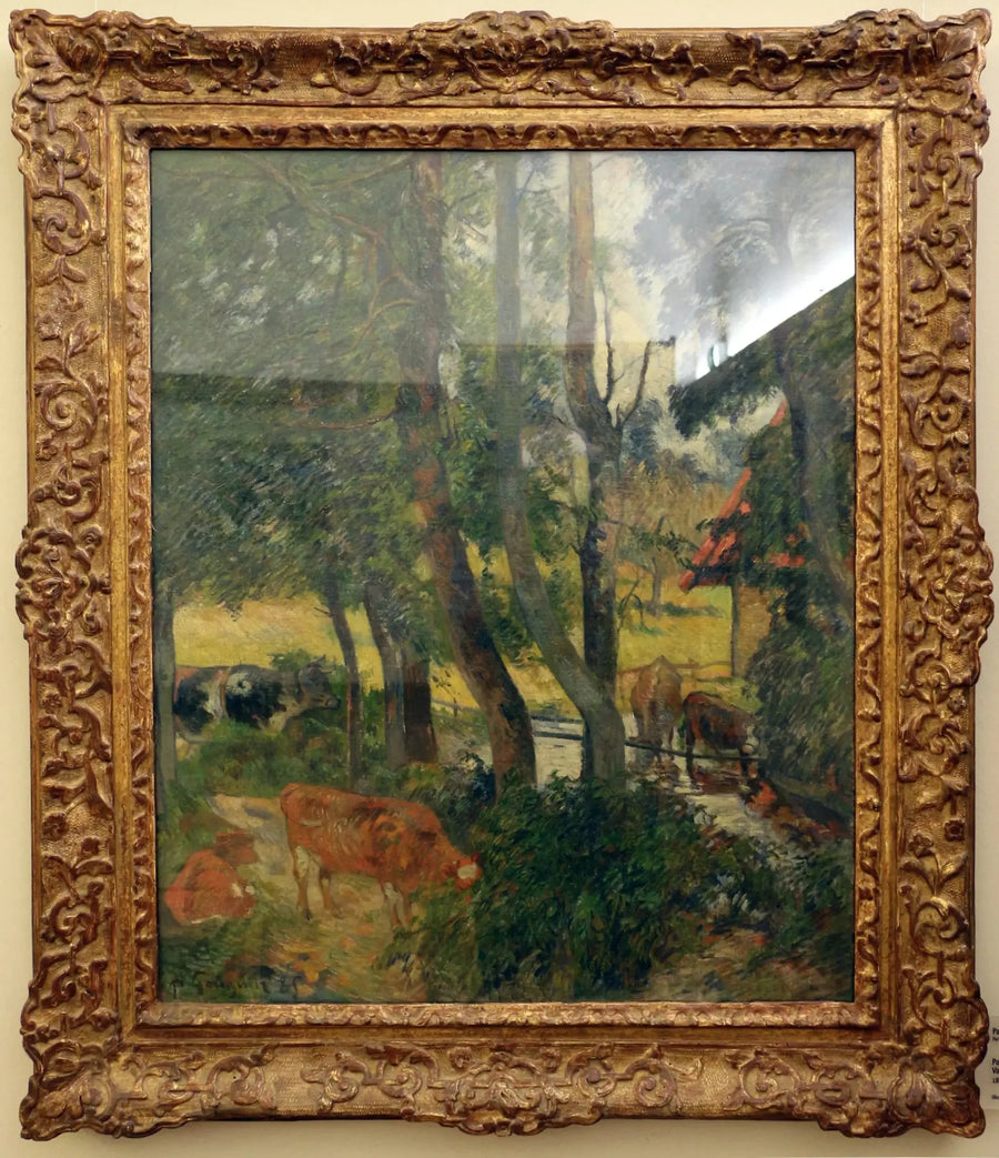 Landschap in Normandië - Paul Gauguin