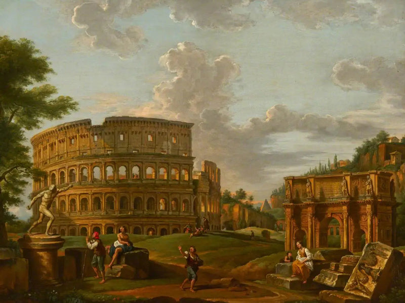 Landschap en klassieke Romeinse ruïnes - Giovanni Paolo Panini

Source:
Paysage et ruines classiques romains - Giovanni Paolo Panini
