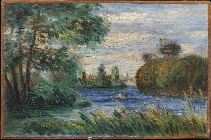 Rivierlandschap - Pierre-Auguste Renoir