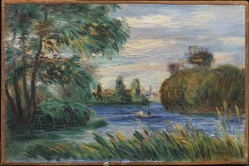 Rivierlandschap - Pierre-Auguste Renoir