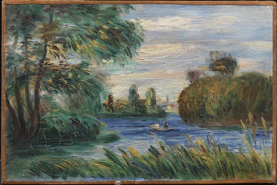 Rivierlandschap - Pierre-Auguste Renoir