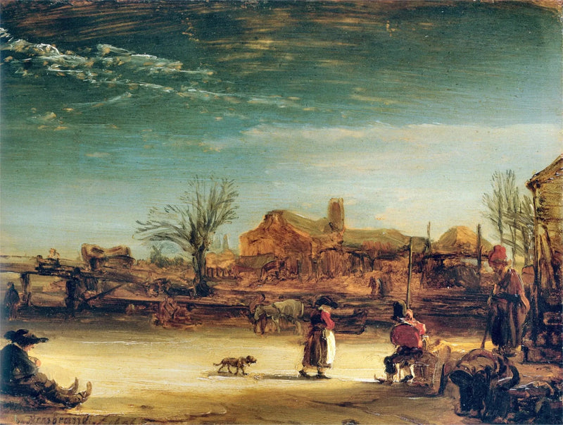 Winterlandschap - Rembrandt