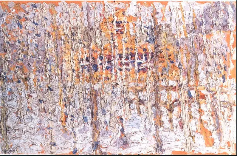 Winterlandschap met jong huis - Kazimir Malevich