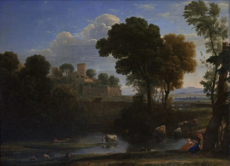Italiaanse landschap - Claude Lorrain